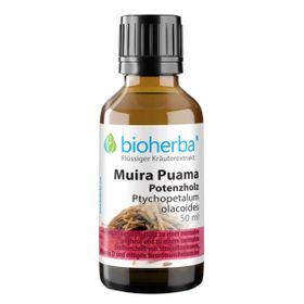 Bioherba Muira Puama Potenzholz Tropfen  Tinktur Extrakt