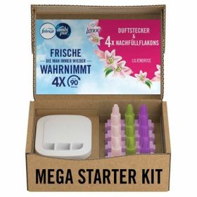 Febreze Programmierbarer Lufterfrischer 3Volution Smart Starter-Kit + Nachfüllflakons