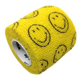 LisaCare selbstklebender Verband - Smiley Gelb - 5cm x 4,5cm