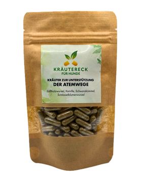 Kräutereck - Kräuterkapseln Atemwege Hund