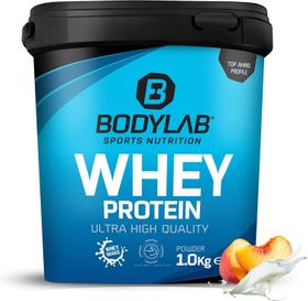 Bodylab24 Whey Protein Pulver, Pfirsich-Joghurt