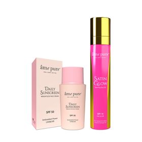 âme pure Sonnenschutz-Set | Gesicht und Körper Routine Set