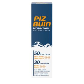 Piz Buin® MOUNTAIN Sonnenschutzcreme + Lippenstift SPF50+