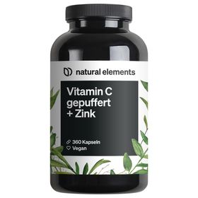 natural elements Vitamin C Gepuffert mit Zink