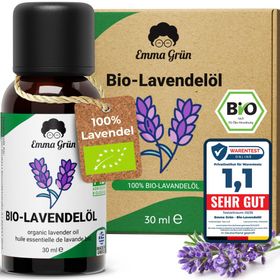 Emma Grün® ätherisches Bio Lavendelöl naturrein & hochdosiert