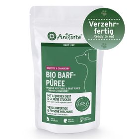 AniForte BIO BARF Püree Karotte & Cranberry 5 x 150g