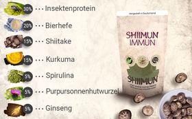 Marsapet Nahrungsergänzungs für Hunde und Katzen mit Shiitake - Shiimun Immun Pulver