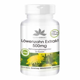Warnke Vitalstoffe | Löwenzahnwurzel-Extrakt 500mg