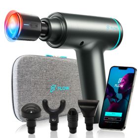 Flow® ELITE Massagepistole. Vibrationsmassage + Wärme und Kälte