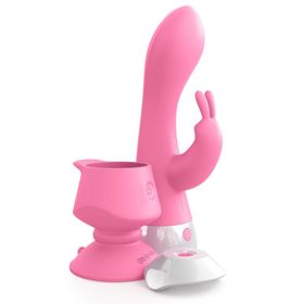 Rabbitvibrator Wall Banger Rabbit | 10 Vibrationsmodi | Threesome