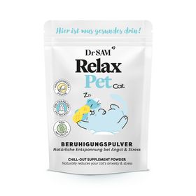 Dr. SAM RelaxPet Cat - hochdosiertes Beruhigungspulver. Bei Stress und Angst