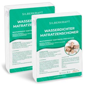 SILBERKRAFT Anti-Milben Matratzenbezug