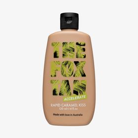 The Fox Tan Rapid Caramel Kiss, Bräunungsbeschleuniger Lotion für Gesicht und Körper, 120 ml