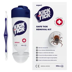 Novokill Recotin Kick the Tick Zeckenentferner Set - Vereisungsspray & Zeckenzange