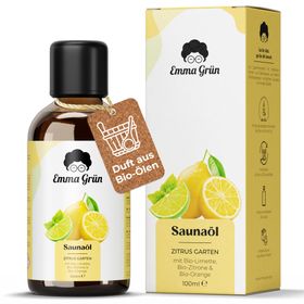 Emma Grün® Bio Saunaöl Zitrus Garten mit Limette, Zitrone & Orange