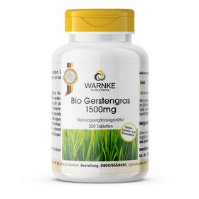 Warnke Vitalstoffe | Bio Gerstengras 1500mg