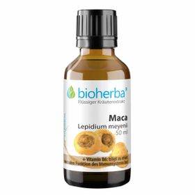 Bioherba Maca  Lepidium meyenii  Tropfen  Tinktur Extrakt