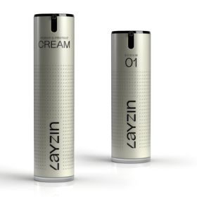 LAYZIN Vorteilset – Feuchtigkeits-SERUM + Gesichtscreme mit LSF 30