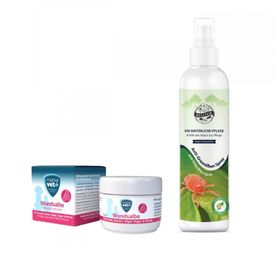 Bellfor Grasmilben Sparset für Hunde - Anti-Grasmilben Spray + Marsavet Wundsalbe