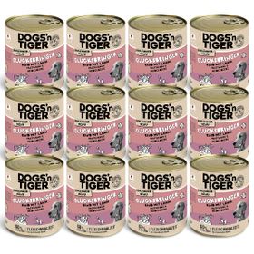 Dogs’n Tiger Adult Hundefutter, Glücksbringer, Rind mit Lamm