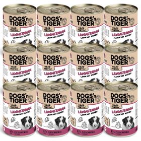 Dogs’n Tiger Junior, Hundefutter, Lammfromm, Monoproteine, Lamm