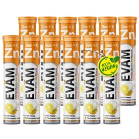 EVÄM Vitamin C + Zink, Brausetabletten - 12 Set