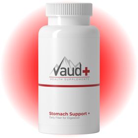 Vaud ® Stomach Support | Flohsamenschalen Kapseln | Psyllium Fiber für Verdauung & Darmgesundheit