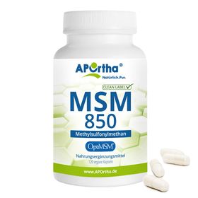 APOrtha® OptiMSM® MSM-Kapseln - 850 mg