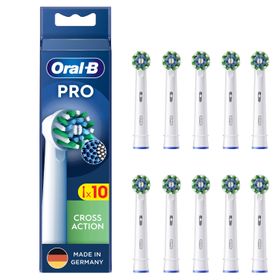 Oral-B - Aufsteckbürsten "Pro - CrossAction" 10er-Pack in weiß