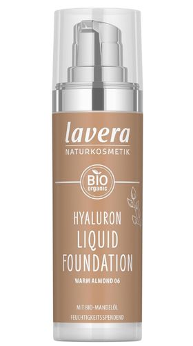 lavera Hyaluron Liquid Foundation Warm Almond 06
