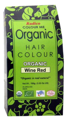 Radico Colour Me Organic Pflanzenhaarfarbe Weinrot 100 g