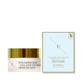 ErthSkin London Hyaluronsäure + Collagen Pro Age Augencreme + Augenpads