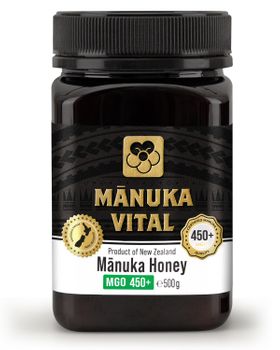 MANUKA VITAL Manuka Honig MGO 450+  - Original, zertifiziert und natürlich aus Neuseeland