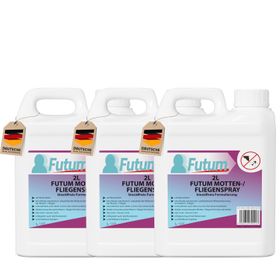 FUTUM 3x2L Motten- / Fliegenspray