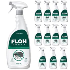 SILBERKRAFT Flohspray Textil & Umgebung inkl. E-Book