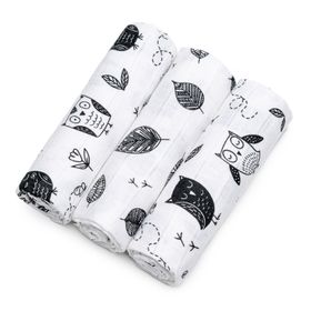 T-TOMI Mullwindeln HIGH QUALITY Owls