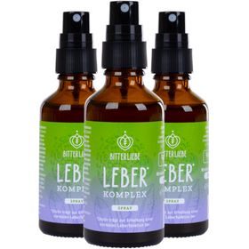 BitterLiebe - Leber Spray - natürliche Unterstützung der Leberfunktion mit Cholin und Bitterstoffen