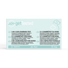 GetTested 3-in-1 Durchfall-Test für Hunde (CPV + CCV + Giardia-Ag)