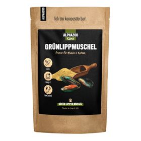 ALPHAZOO Grünlippmuschel-Pulver für Hunde und Katzen