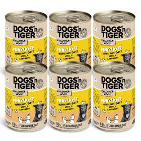 Dogs’n Tiger Adult Hundefutter, Proviant, Nassfutter, Huhn & Ente
