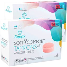 Beppy *WET* Soft + Comfort Tampons without String