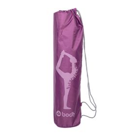 bodhi Easy Bag Yogamattentasche aus Polyester mit Print Natarajasana AUBERGINE (Blackberry Wine)