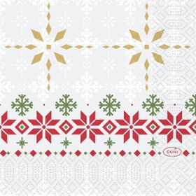 20x Servietten 24x24 3-lagig 1/4 Tradition