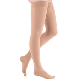 mediven plus CCL1 AG Schenkelstrümpfe kurz (62-71 cm) o. Fußspitze Trikotabschlussrand