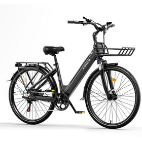 E·Bycco V1 Urban Elektrofahrrad mit 36V 15,6Ah Akku und Shimano 7-Gang-Schaltung