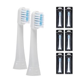 6x MEGASONEX MB6 medium-flach Bürstenköpfe