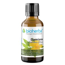 Bioherba Damiana  Turnera diffusa  Tropfen  Tinktur Extrakt