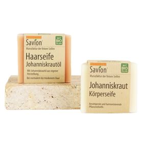 Savion Johanniskraut Körper- und Haarseifen 2er Set