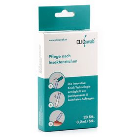 CLICswab® Pflege nach Insektenstichen