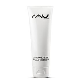 RAU Cosmetics Aloe Vera Gel mit Ectoin & Kamille - After-Sun Lotion für Gesicht und Körper